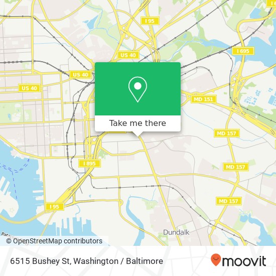 6515 Bushey St, Baltimore, MD 21224 map