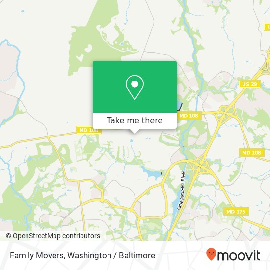 Mapa de Family Movers, 5000 Durham Rd W