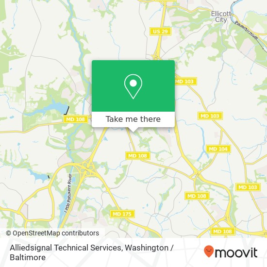 Mapa de Alliedsignal Technical Services, 9250 Bendix Rd