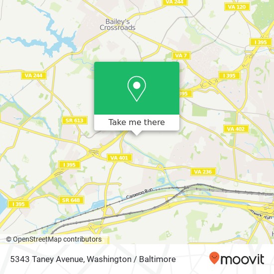 5343 Taney Avenue, 5343 Taney Ave, Alexandria, VA 22304, USA map