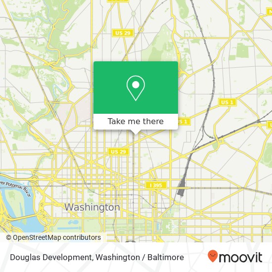 Douglas Development, 641 S St NW map
