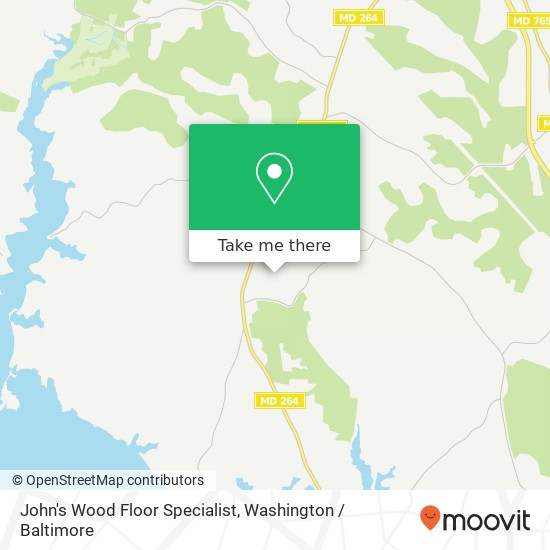 Mapa de John's Wood Floor Specialist, 3730 Redberry Dr