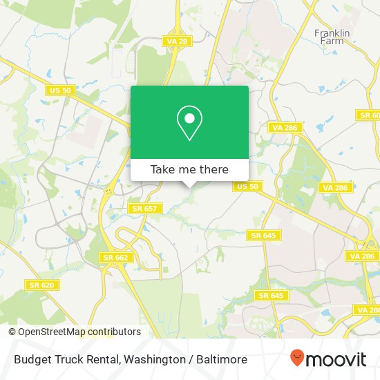 Mapa de Budget Truck Rental, 13893 Willard Rd