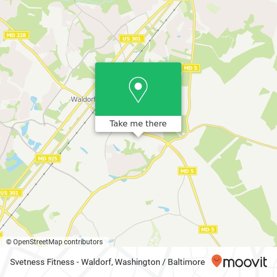 Svetness Fitness - Waldorf, 12110 Ell Ln map