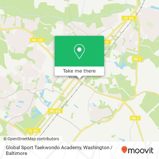 Mapa de Global Sport Taekwondo Academy, 3087 Old Washington Rd