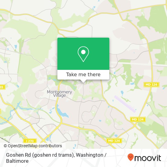 Goshen Rd (goshen rd trams), Gaithersburg, MD 20879 map