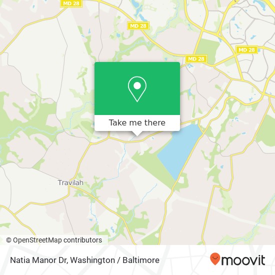 Mapa de Natia Manor Dr, Gaithersburg, MD 20878