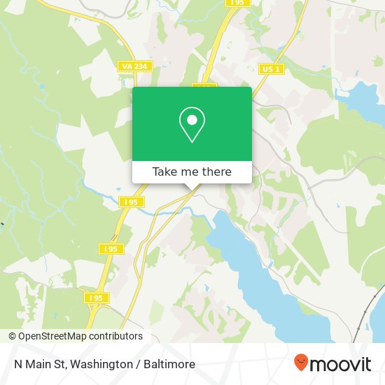 Mapa de N Main St, Dumfries, VA 22026