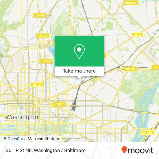 301 R St NE, Washington, DC 20002 map