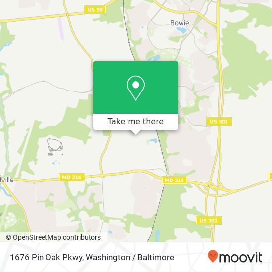 1676 Pin Oak Pkwy, Bowie, MD 20721 map