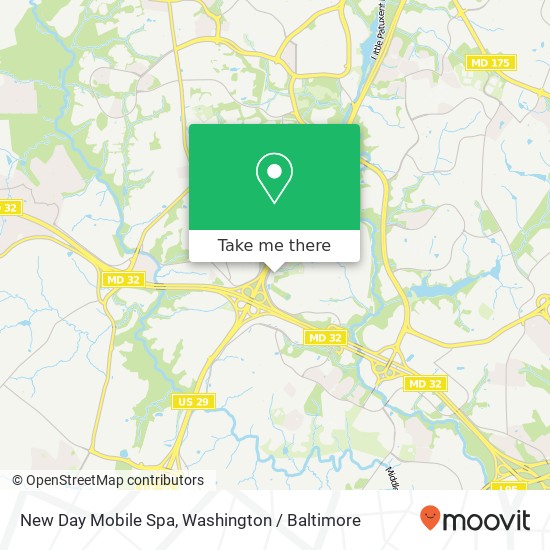 Mapa de New Day Mobile Spa, 10440 Shaker Dr