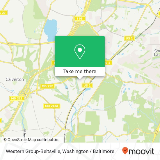Western Group-Beltsville map
