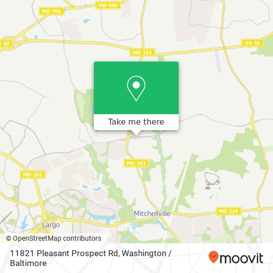 11821 Pleasant Prospect Rd, Bowie, MD 20721 map