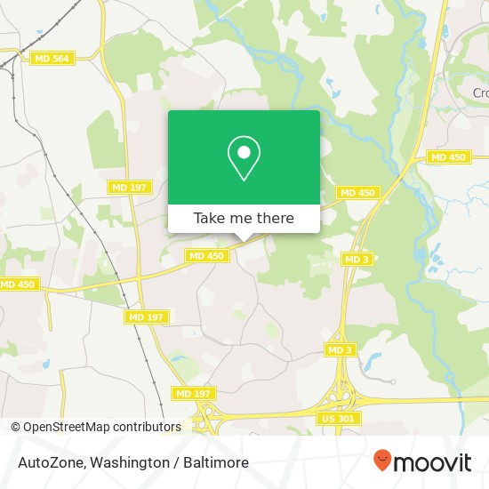 Mapa de AutoZone, 15457 Annapolis Rd