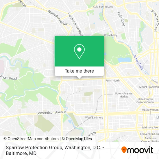 Mapa de Sparrow Protection Group