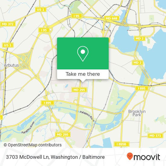 3703 McDowell Ln, Halethorpe, MD 21227 map