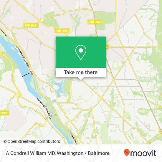Mapa de A Condrell William MD, 4910 Massachusetts Ave NW