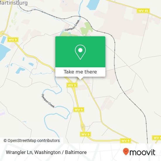 Mapa de Wrangler Ln, Martinsburg, WV 25405