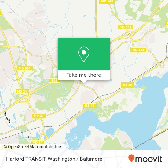 Mapa de Harford TRANSIT