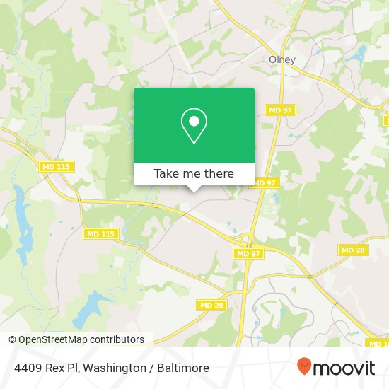 4409 Rex Pl, Rockville, MD 20853 map