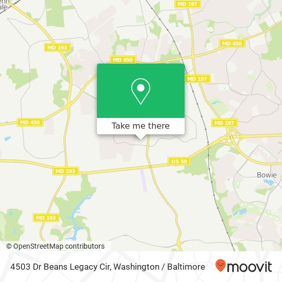 4503 Dr Beans Legacy Cir, Bowie, MD 20720 map