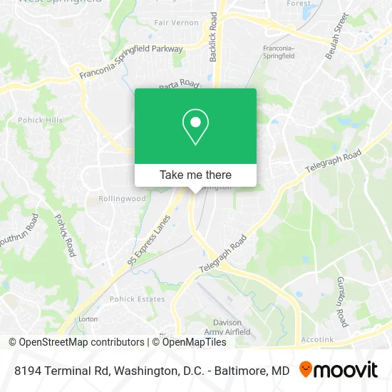 8194 Terminal Rd map
