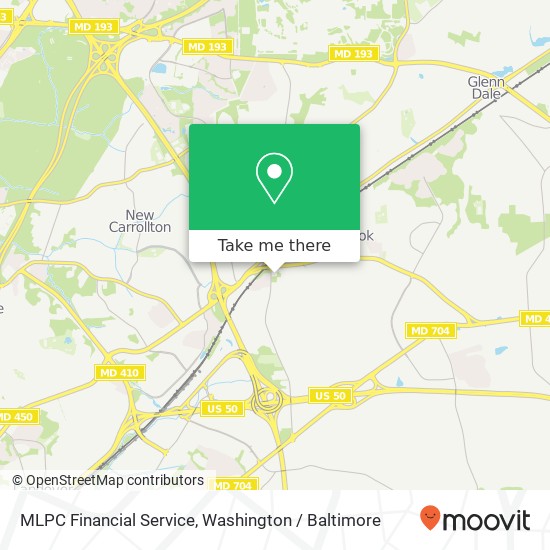 Mapa de MLPC Financial Service, 5649 Whitfield Chapel Rd