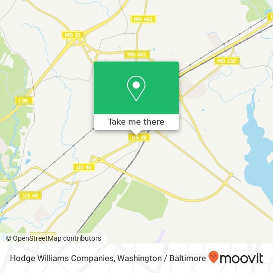 Hodge Williams Companies map