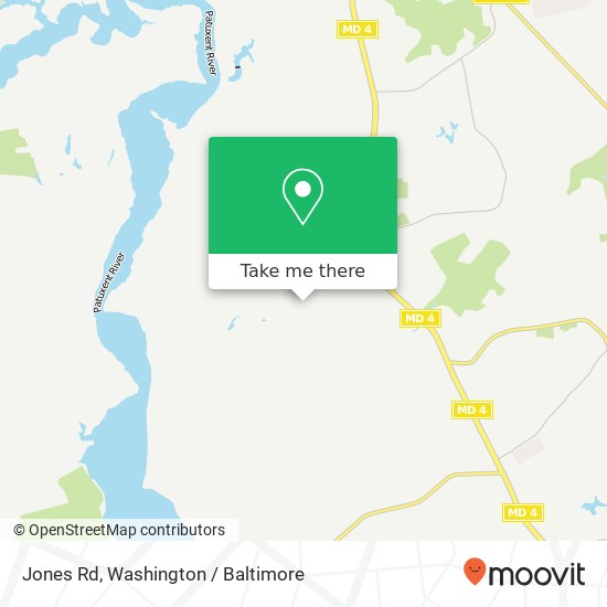 Mapa de Jones Rd, Dunkirk, MD 20754