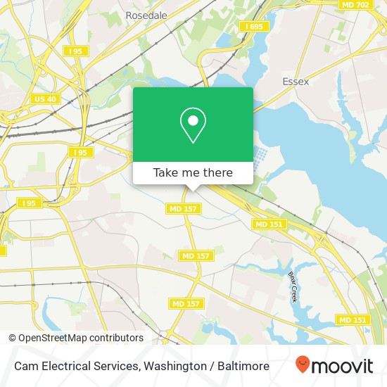 Cam Electrical Services, 1113 North Point Rd map