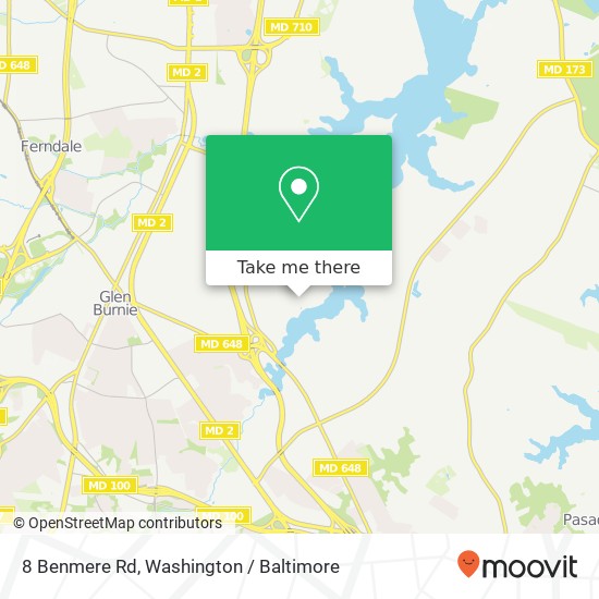 8 Benmere Rd, Glen Burnie, MD 21060 map