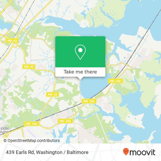 439 Earls Rd, Middle River, MD 21220 map