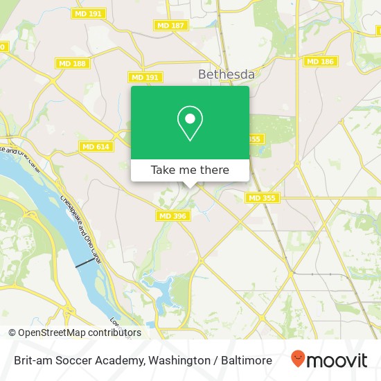 Mapa de Brit-am Soccer Academy, 5420 Butler Rd