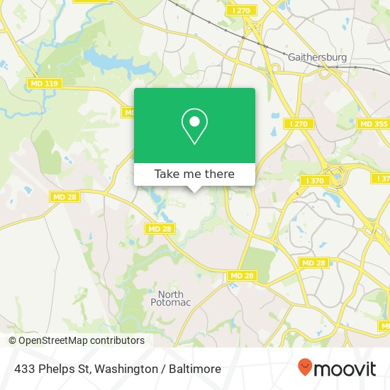 433 Phelps St, Gaithersburg, MD 20878 map