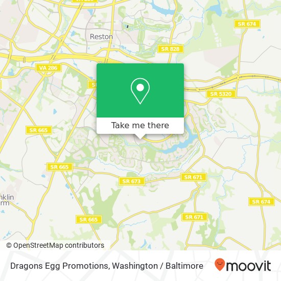 Mapa de Dragons Egg Promotions, 11516 Underoak Ct