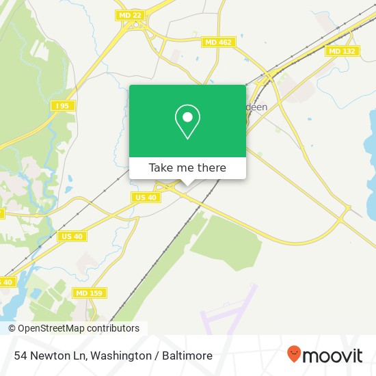 54 Newton Ln, Aberdeen, MD 21001 map