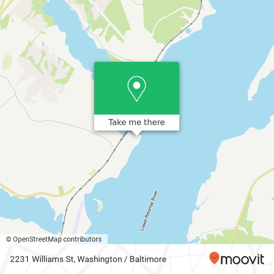 Mapa de 2231 Williams St, Quantico, VA 22134