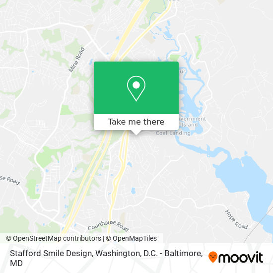 Stafford Smile Design map