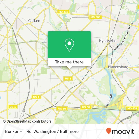 Bunker Hill Rd, Mt Rainier, MD 20712 map