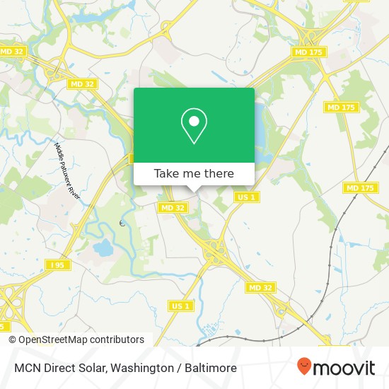 Mapa de MCN Direct Solar, 8826 Birchwood Way