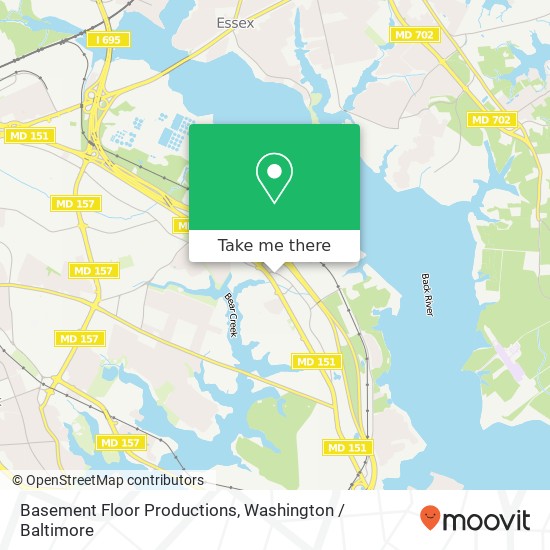 Basement Floor Productions, 3921 North Point Rd map