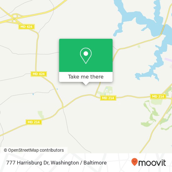 Mapa de 777 Harrisburg Dr, Davidsonville, MD 21035