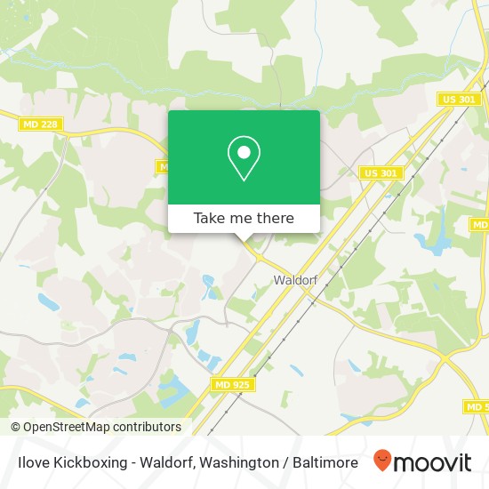 Mapa de Ilove Kickboxing - Waldorf, 11483 Berry Rd