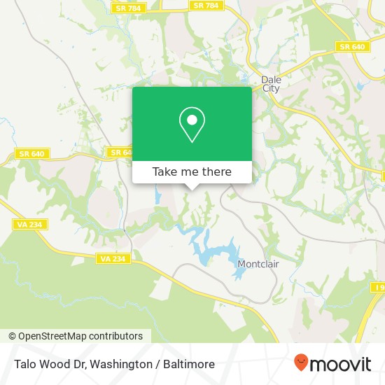 Talo Wood Dr, Dumfries, VA 22025 map