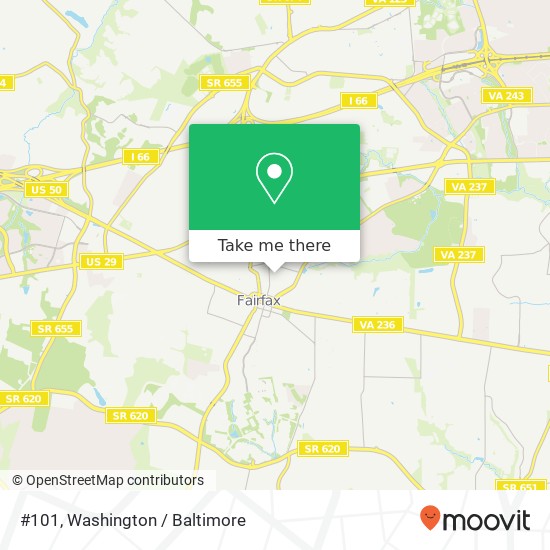 Mapa de #101, 57 Democracy Ln #101, Fairfax, VA 22030, USA