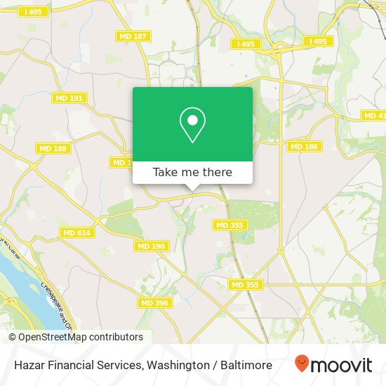 Hazar Financial Services, 6917 Arlington Rd map