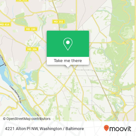 4221 Alton Pl NW, Washington, DC 20016 map