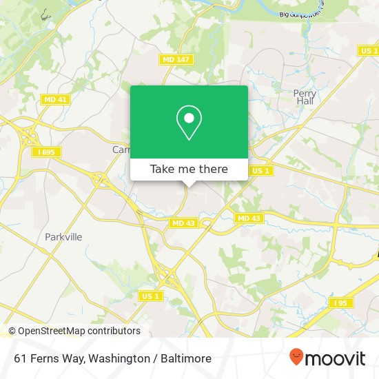 61 Ferns Way, Nottingham, MD 21236 map