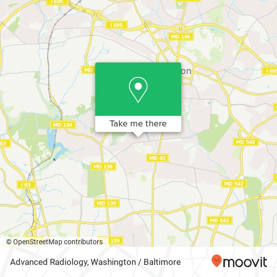 Mapa de Advanced Radiology, 291 Stanmore Rd