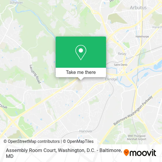 Assembly Room Court map